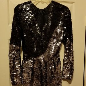 "SOLD" Black and Silver dress